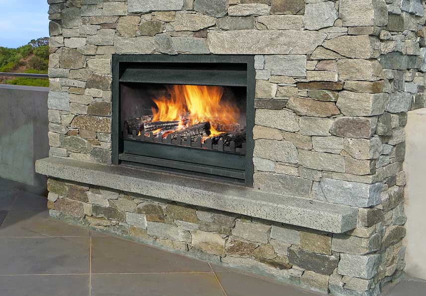 fireplace mantel heat deflector shield